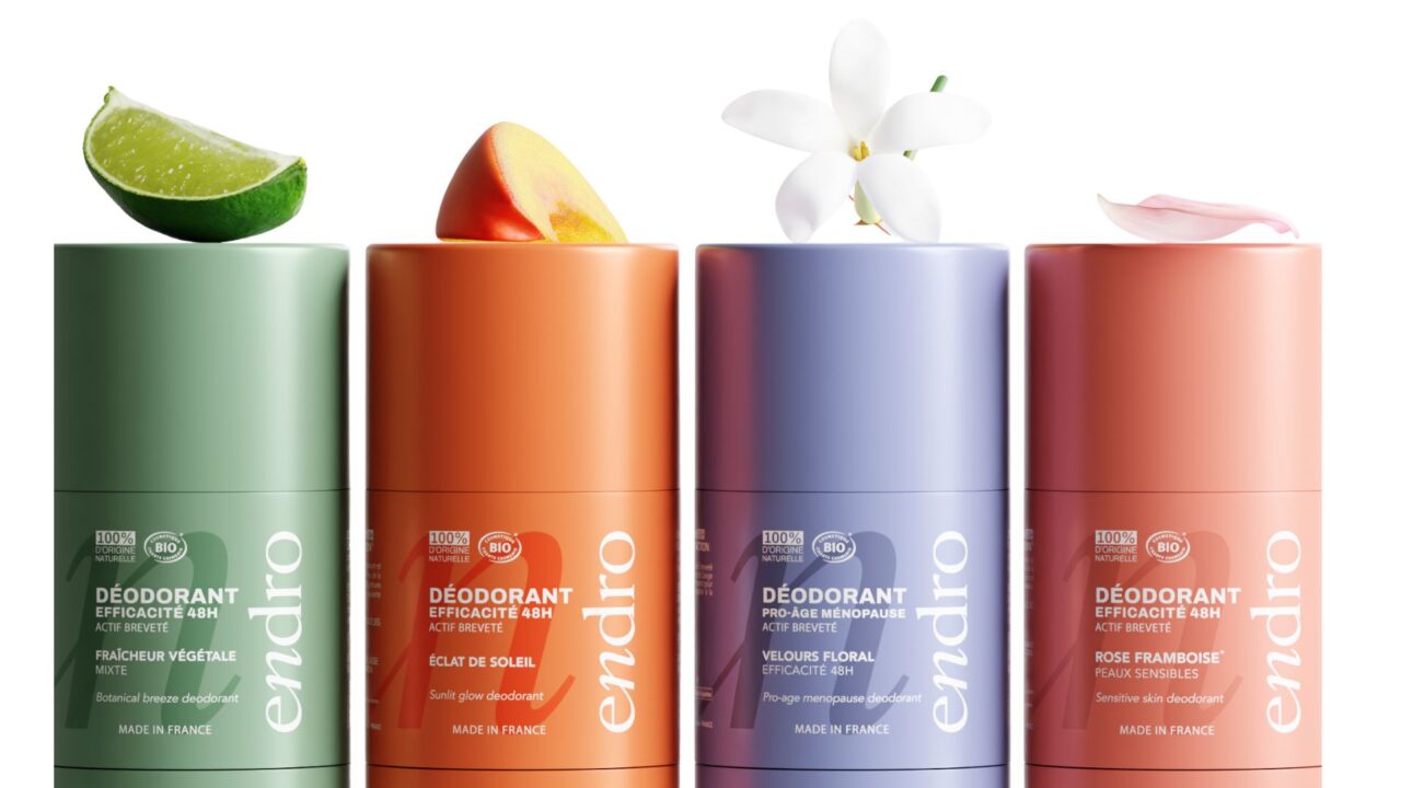 Patru deodorante Endro cu arome naturale variate